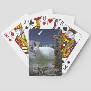 Native American Haida Totem Pole Card Deck