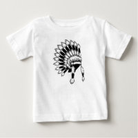 Native American headdress Baby Fine Jersey T-Shirt