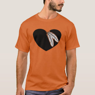 Native American Heart Indigenous Native American T-Shirt