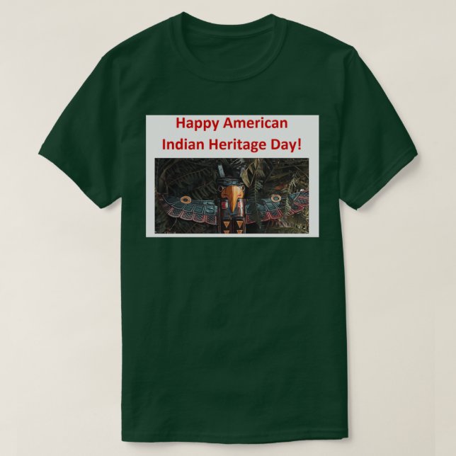 Native American Heritage Day Premium TShirt  (Design Front)