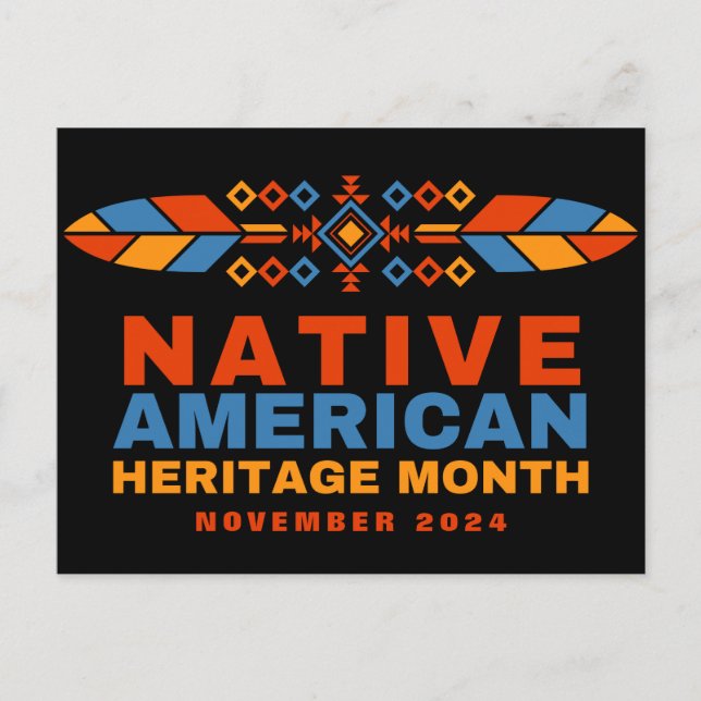 Native American Heritage Month 2025 Postcard (Front)