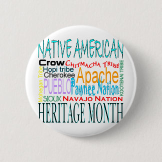 Native American Heritage Month 6 Cm Round Badge