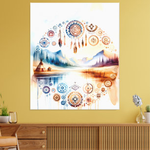 Native American Heritage Month Canvas Print