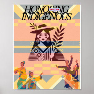 Native American Heritage Month Card   Honour Nativ Poster