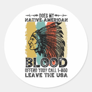 Native American Heritage Month Classic Round Sticker