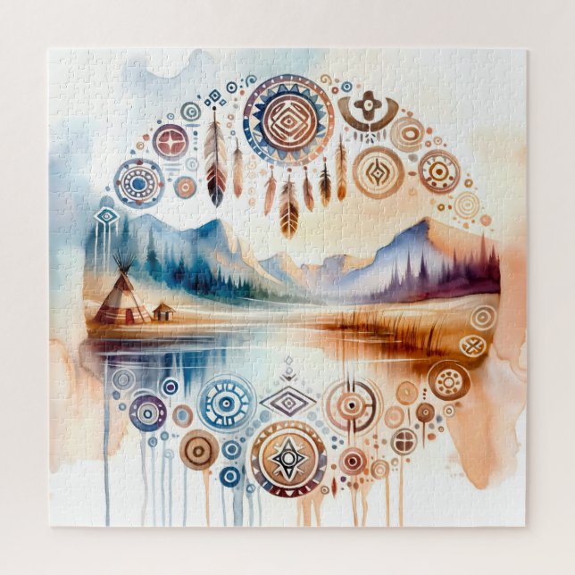 Native American Heritage Month Jigsaw Puzzle (Vertical)