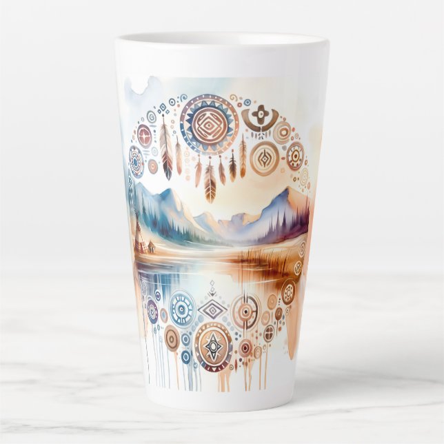 Native American Heritage Month Latte Mug (Front)