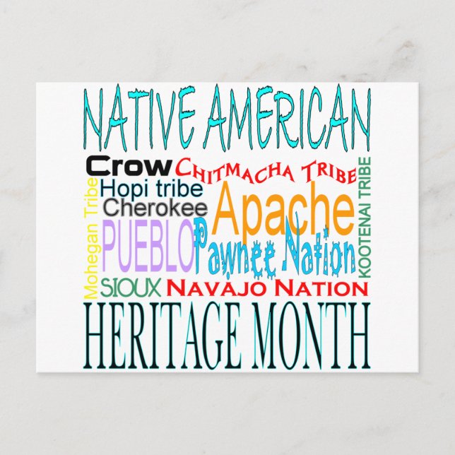 Native American Heritage Month Postcard (Front)
