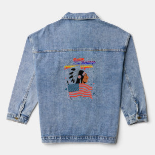 Native American Heritage Month Pride Denim Jacket