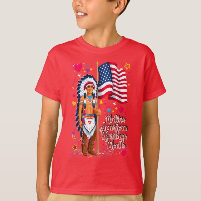 Native American Heritage Month Pride T-Shirt (Front)