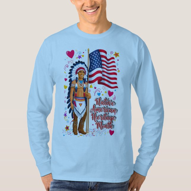 Native American Heritage Month Pride T-Shirt (Front)