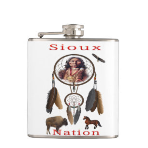 Native American Hip Flask