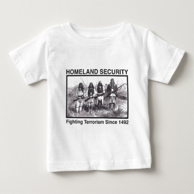 Native American Homeland Security T-shirts (Front)