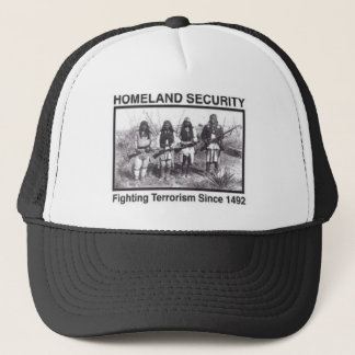 Native American Homeland Security T-shirts Trucker Hat