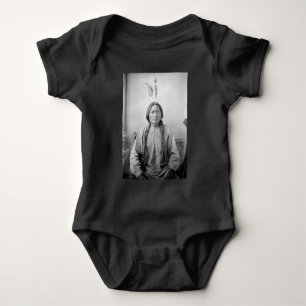 Native American Icon: Lakota Leader Sitting Bull   Baby Bodysuit