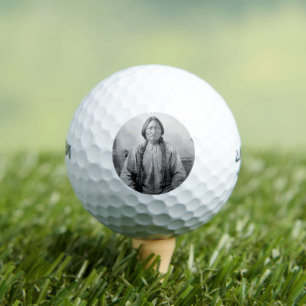 Native American Icon: Lakota Leader Sitting Bull   Golf Balls