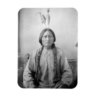 Native American Icon: Lakota Leader Sitting Bull   Magnet