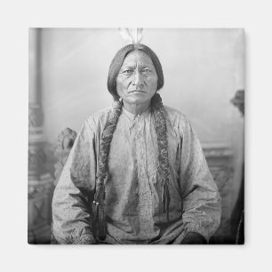 Native American Icon: Lakota Leader Sitting Bull   Magnet