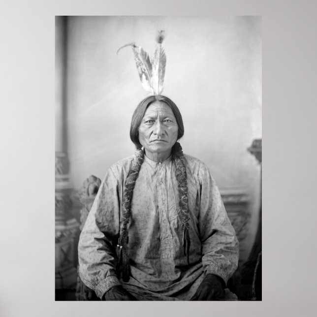 Native American Icon: Lakota Leader Sitting Bull   Poster (Front)