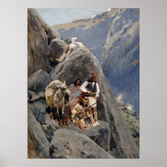 Native American Icons: Apache Warriors, US Cavalry Poster (Front)