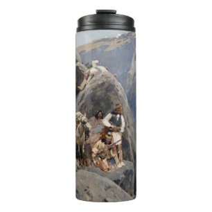 Native American Icons: Apache Warriors, US Cavalry Thermal Tumbler