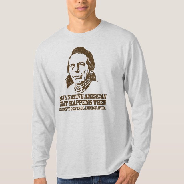 Native American Immigration Shirts (Front)