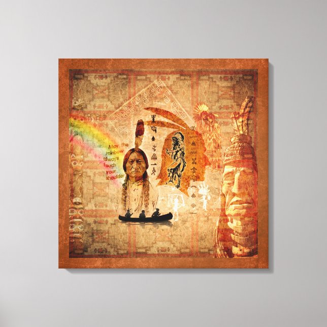 Native American Impressions Canvas Print (Front)
