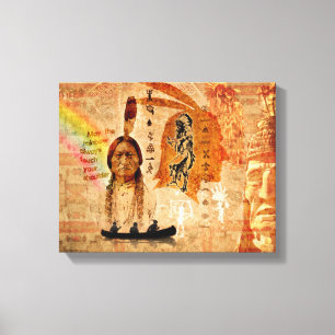 Native American Impressions Canvas Print