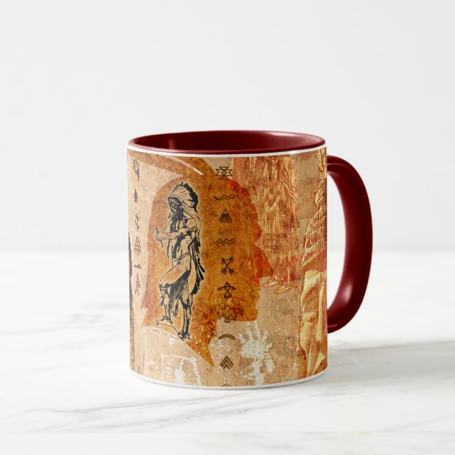 Native American Impressions Mug (Front Right)