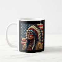 Native American Indian Chief Patriotic American