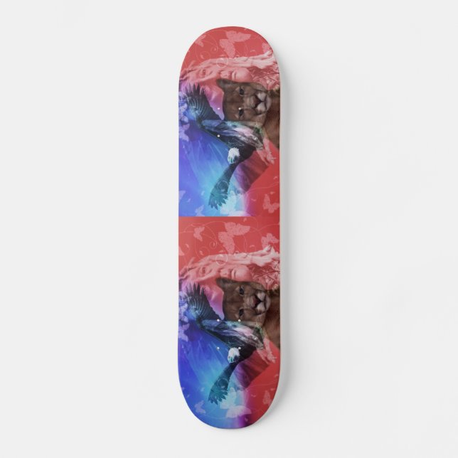 Native American Indian Chief Skateboard (Front)