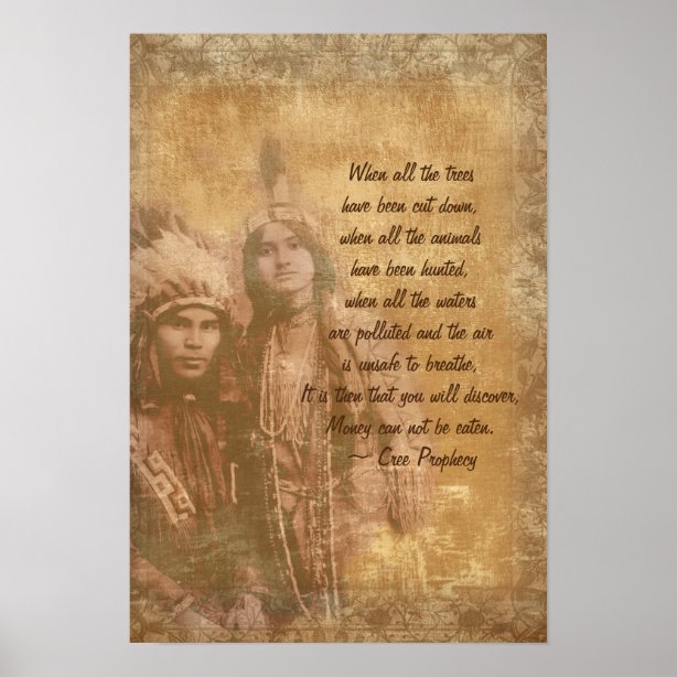 Native American Quotes Gifts on Zazzle NZ Cree Native Quotes