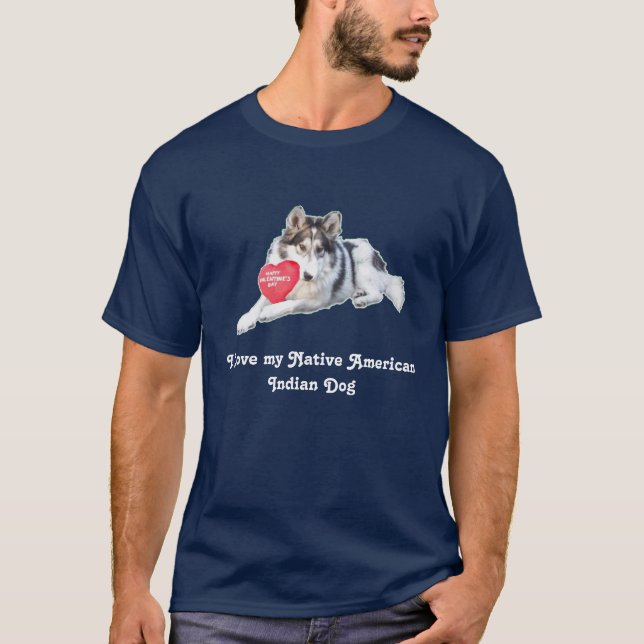 Native American Indian Dog Shirt (Front)