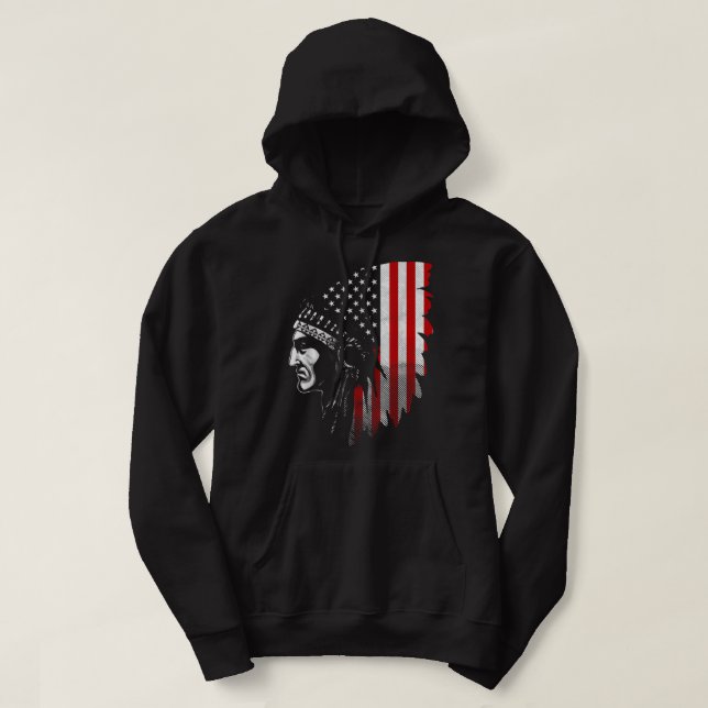 Native American Indian Hoodie (Design Front)