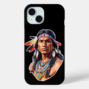 Native American Indian Man iPhone Case