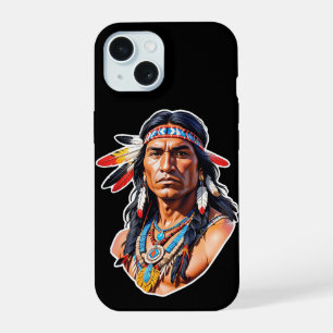 Native American Indian Man iPhone Case