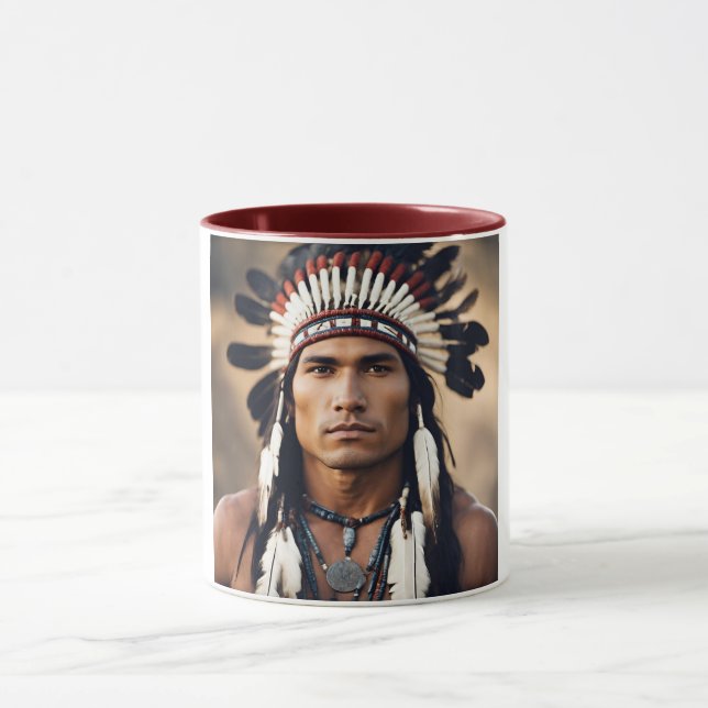 Native american Indian Mug (Center)