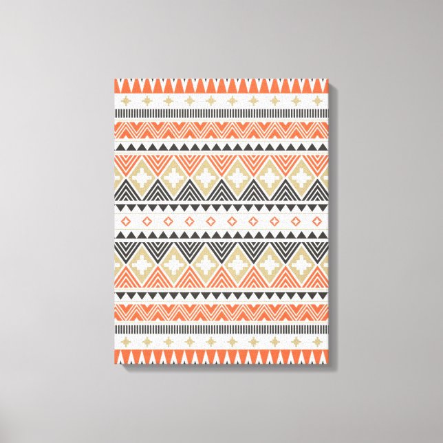 Native American Indian Southwest Pattern Canvas Print (Front)