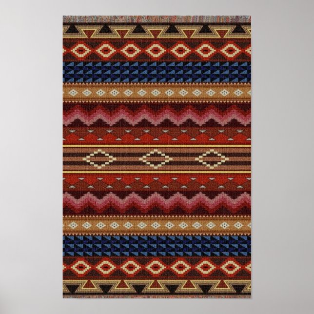 Native American Indian Southwest Pattern Poster (Front)