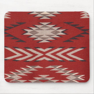 Native American Indian Southwest Red Pattern Mouse Pad