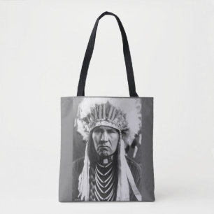 NATIVE AMERICAN INDIAN TOTE BAG