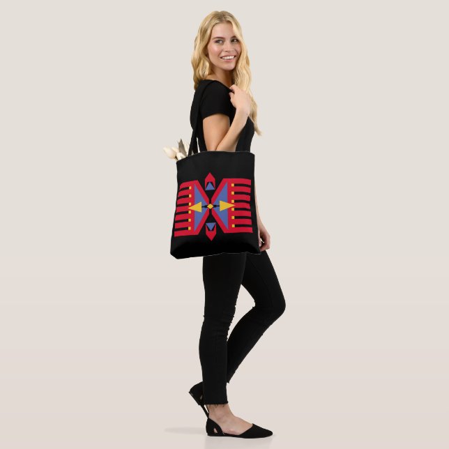 native american indian traditional textile motif s tote bag (On Model)