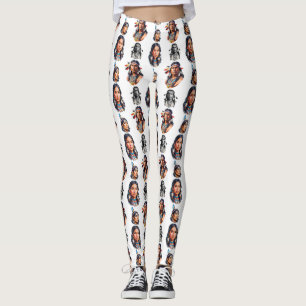 Native American Indian Tribe Pattern Design Leggings