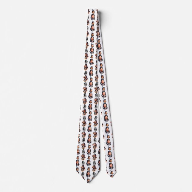 Native American Indian Tribe Pattern Design  Tie (Front)