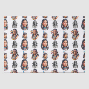Native American Indian Tribe Pattern Design  Tissue Paper