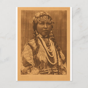 Native American Indian Vintage Portrait Postcard