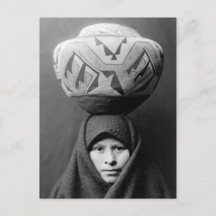 Native American Indian Vintage Portrait Postcard