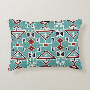Native American Indians Navajo Pattern Decorative Cushion