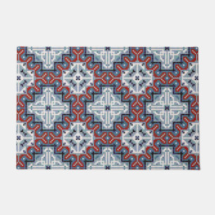 Native American Indians Navajo Pattern Doormat