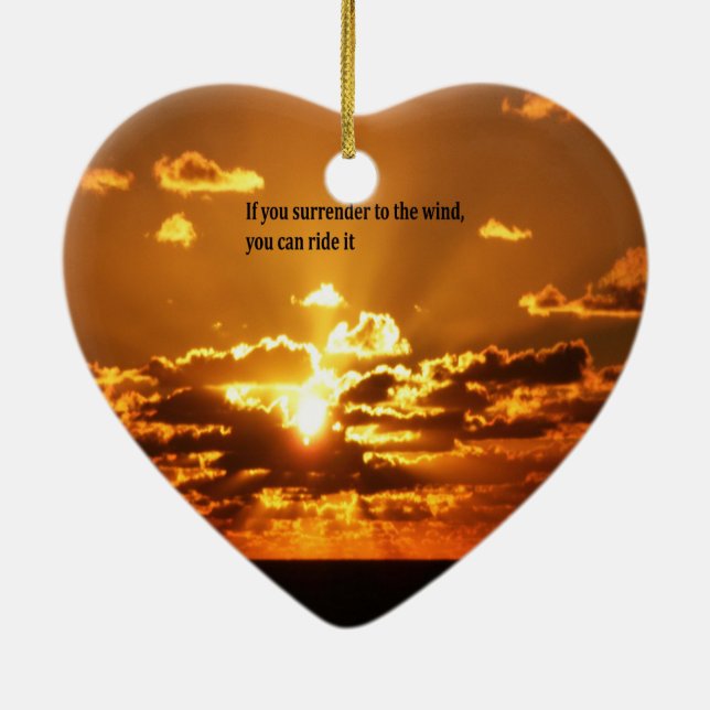 Native American Inspirational quotes Ceramic Tree Decoration (Back)